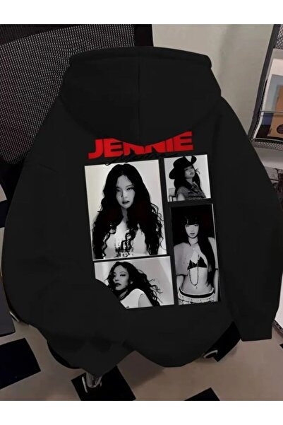 SVART WEAR Jennie Printed Hooded 100% Cotton Kids Sweatshirt