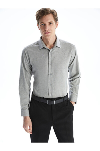 LC Waikiki Timeless Clothing & Timeless Choices Slim Fit Long Sleeve Men's Shirt
