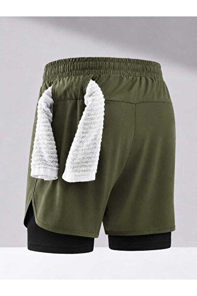 Award Fashion Men's Quick Dry Fitness Training Halısa Short Tights Outdoor Shorts