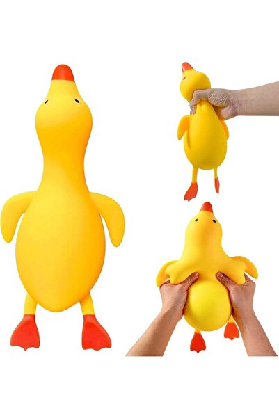 REZZOSS Duck Squishy Toy – Kawaii Slow Rising Duck Squeeze Toy 10-Inch for Ki...
