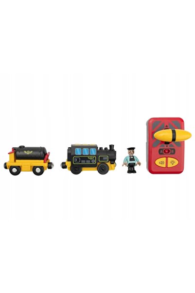 NO BRAND LOCOMOTIVĂ DE TREN CU TELECOMANDĂ pentru șine de lemn Lupilu CADOU 3+