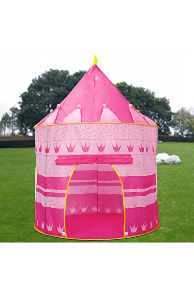 NO BRAND Cort tip castel cu bază, 135cm, roz, pentru copii 600-28