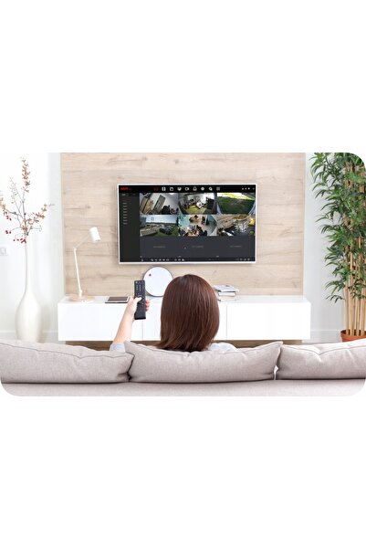 NO BRAND Set de supraveghere cu 4 camere K5 IP WiFi 5MPx cu detecție umană, f...