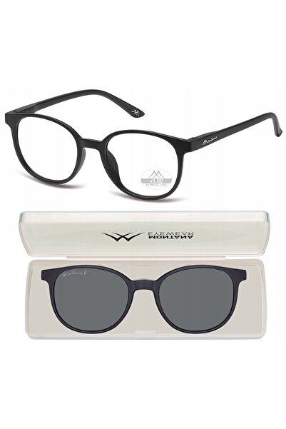 NO BRAND Ochelari corectori + Ochelari de soare + Toc Montana +3.5