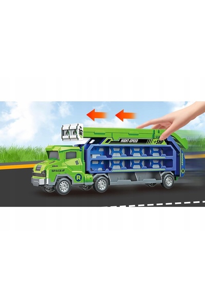 DK Camion transportor 3 Resoraki Platformă mare de lansare pentru mașini Tran...