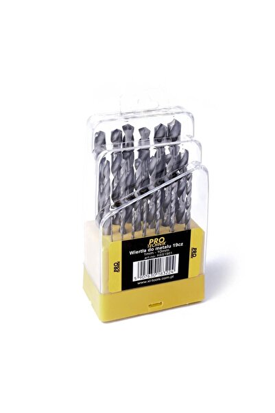 NO BRAND Burghie pentru metal, set profesional 19 bucăți 1.0-10.0mm HSS