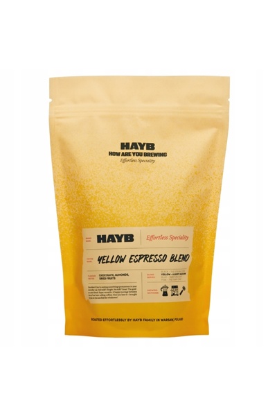 NO BRAND HAYB HAYB - Amestec de espresso galben ÎNCHIS 1kg cafea boabe întregi
