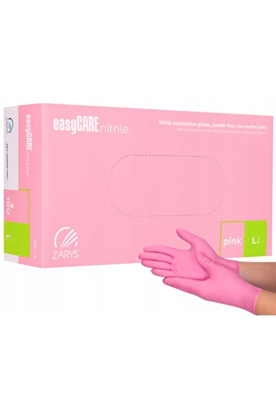 ZARYS Mănuși din nitril FĂRĂ PUDRĂ easyCARE roz XS 1000 bucăți carton