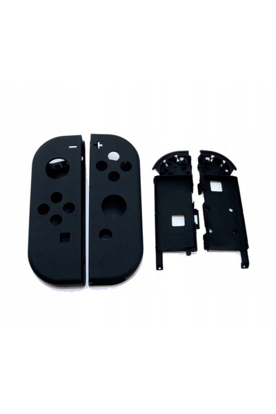 NO BRAND Carcasă nouă pentru Nintendo Switch Joy-Con + ramă interioară (Negru)