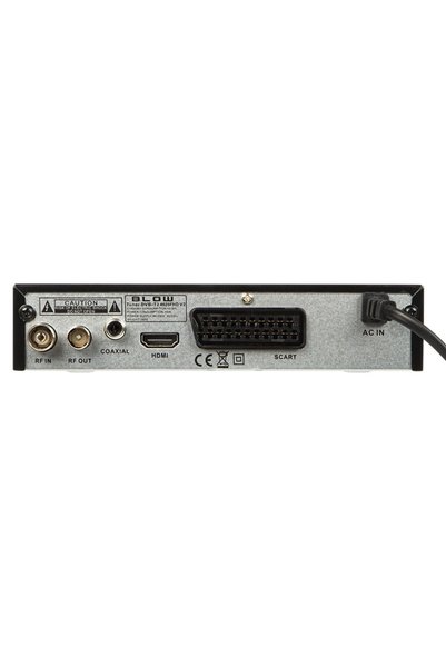 Blow DECODOR TUNER DVB-T2 TV TERESTRĂ H.265 HEVC HDMI SCART PILOT 4625FHD