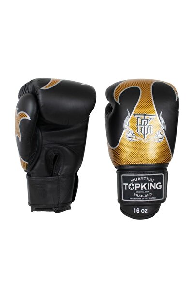 NO BRAND Mănuși de box Top King TKBGEM-01-BK-GD-10OZ 10 oz