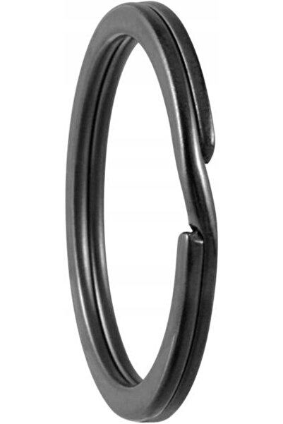NO BRAND 10x Inele cu arc de 30mm pentru brelocuri, inele de chei negre, inel...