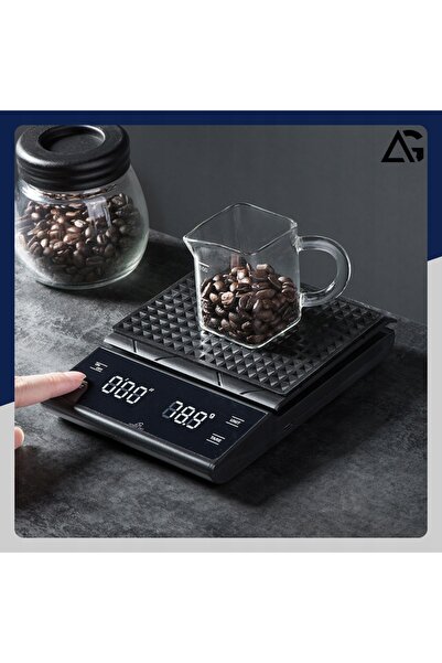 NO BRAND Cântar de bucătărie cu precizie de 3000g / 0.1g, cu afișaj, pentru p...