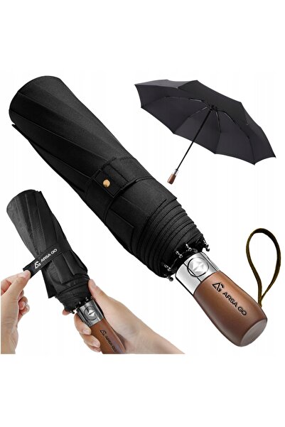 NO BRAND Umbrelă XXL mare, pliabilă, automată, impermeabilă, cu protecție solară