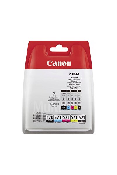 Canon Set de cerneală PGI570/CLI-571 PGBK/C/M /Y/BK Multi 0372C006