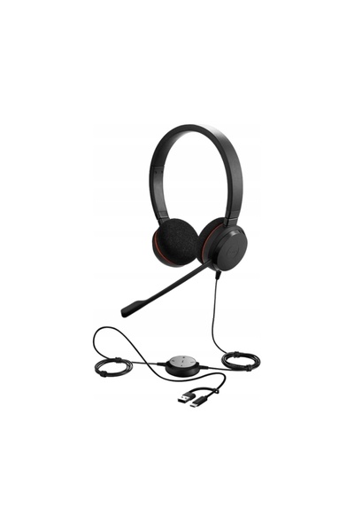 Jabra Căști Evolve 20 USB-A și USB-C MS Stereo