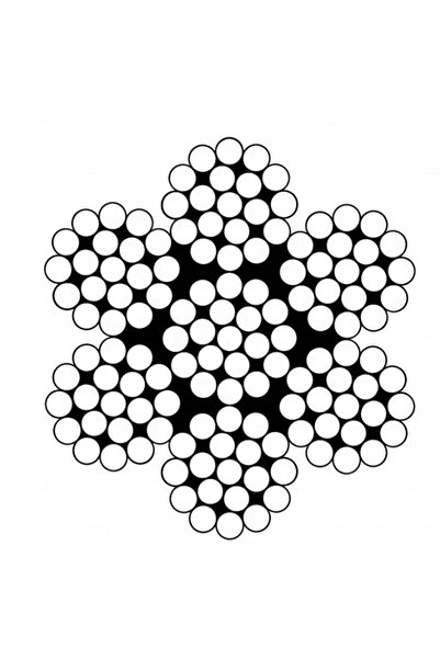 NO BRAND Rolă de cablu de oțel inoxidabil de 3mm, 100m, 7x19, AISI316 INOX