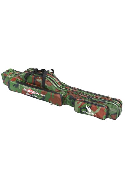 NO BRAND Husă pentru lansete de pescuit cu 3 compartimente 140cm