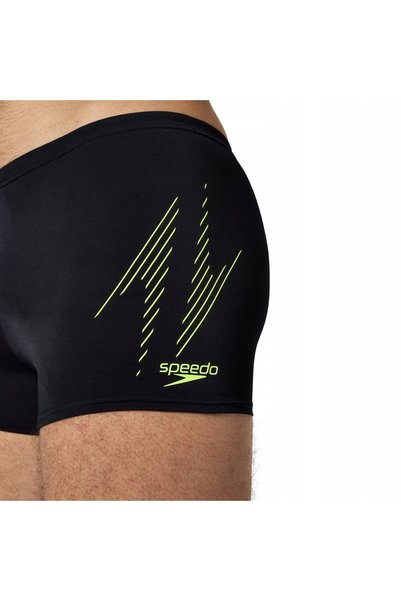 SPEEDO Șorturi de baie bărbați Hyper boom placement negru/galben hyper 34