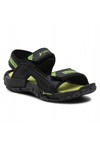 Rider Sandale pentru copii Tender XII Kids negru/verde 33 EU