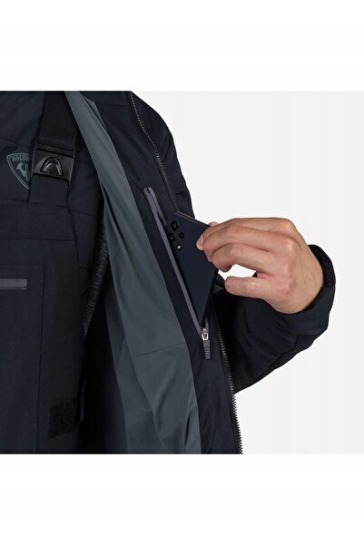Rossignol Geacă de schi bărbătească OPSIDE HOODIE WARM neagră