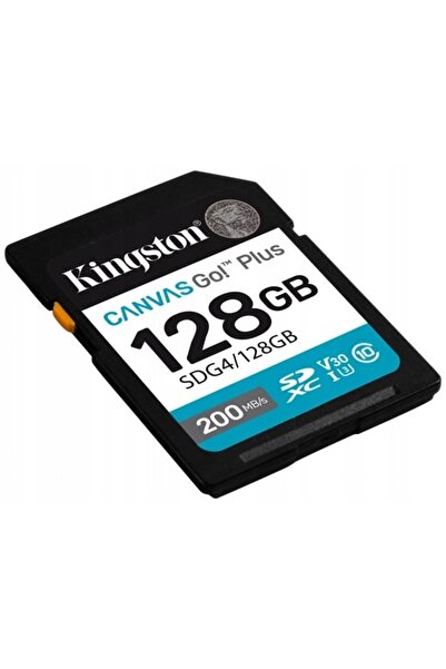 Kingston SDXC Canvas Go Plus Gen4 128GB C10 UHS-I U3 V30