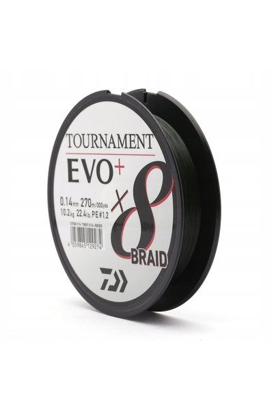 NO BRAND Daiwa Tournament X8 Braid EVO+ 270m 0.16 Diametru (mm): 0.16