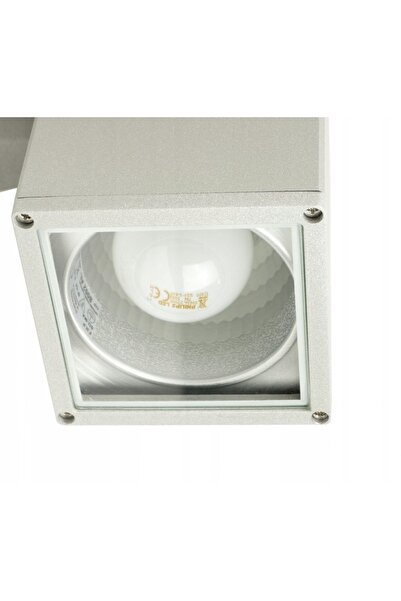 NO BRAND SU-MA Lampă de exterior 30x12cm 2xE27 Argintiu IP54