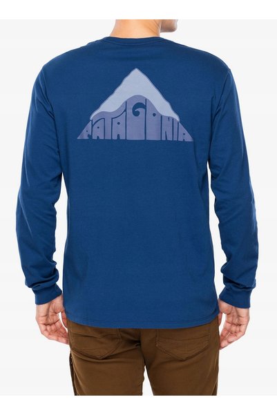Patagonia Bluză sport fără glugă cu mânecă lungă Driftways Organic T-Shirt - ...