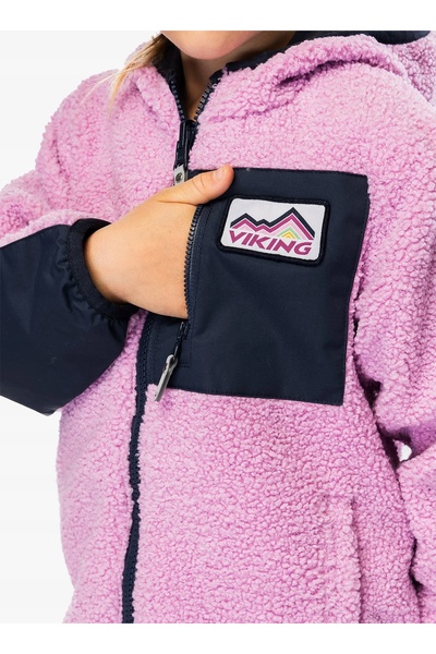 Viking Jachetă reversibilă pentru copii Play - lavandă 92 cm