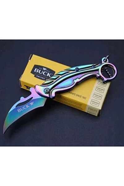 NO BRAND Cuțit pliabil RAINBOW mini X60 NS24 curcubeu