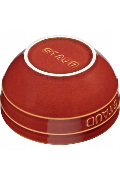 NO BRAND Bol de servire Staub rotund 12 cm, culoare castan