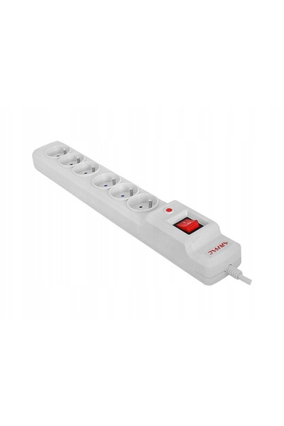 ARMAÇ ARMAC MULTI M6 GRI, Prelungitor cu 6 prize, 230V 10A (M6/50/SZ)