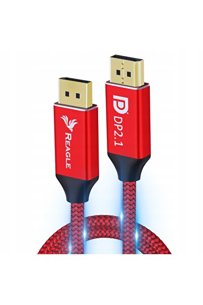 NO BRAND Cablu DisplayPort 2.1 DP 8K 120Hz 4K 320Hz 240Hz FREESYNC GSYNC 80Gb...