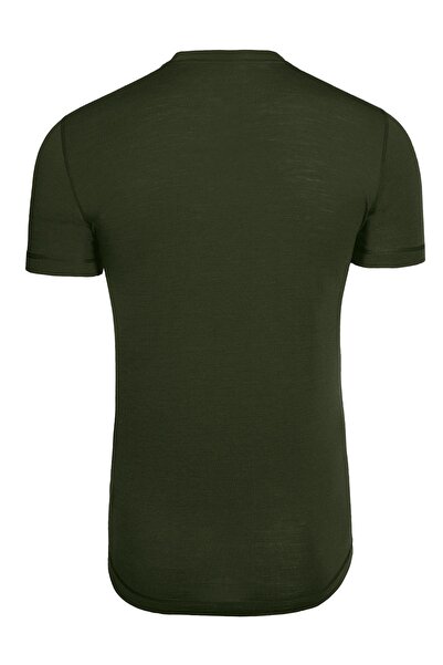 NO BRAND GRAFF Tricou termoactiv bărbătesc din lână merino, călduros, mărime XL