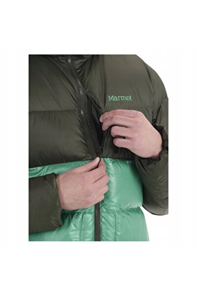 NO BRAND Jachetă cu puf Marmot Guides Down Hoody – verde smolă/trifoi, mărimea M