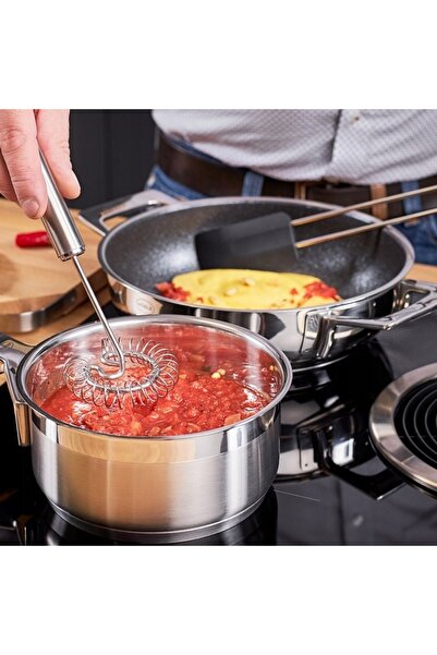 NO BRAND ROESLE Spatulă din silicon albă 32cm