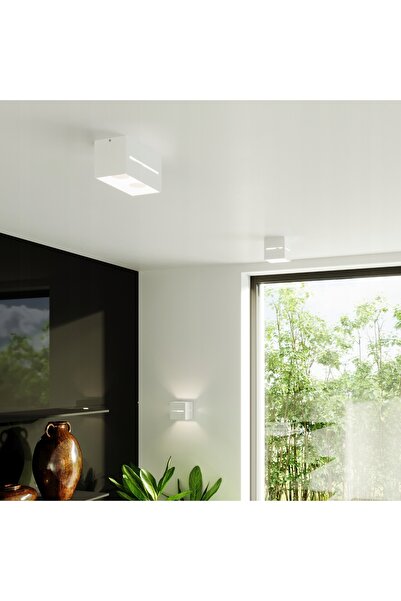 NO BRAND Sollux Lighting Spot LOBO Alb 1xG9 40W Lampă de perete metalică pătrată