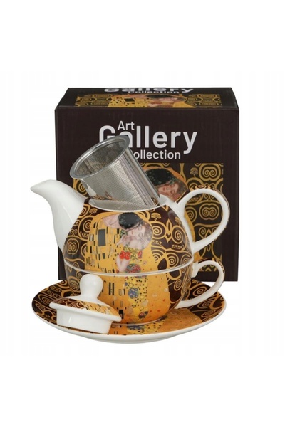 NO BRAND Ceașcă cu cană The Kiss Brown 350+240 ml