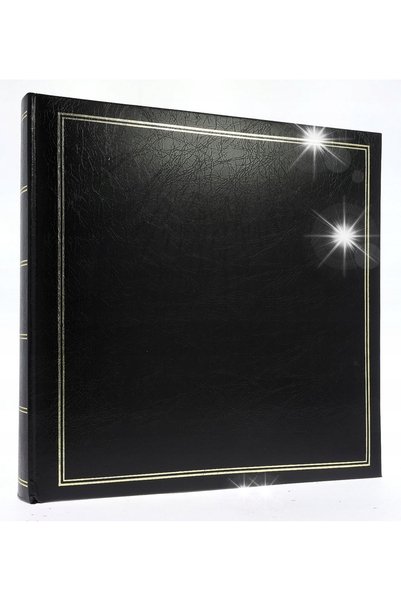 gedeon Album pentru fotografii cu inserție 10x15, 500 de fotografii, model clasic, negru, cu posibilitate de imprimare