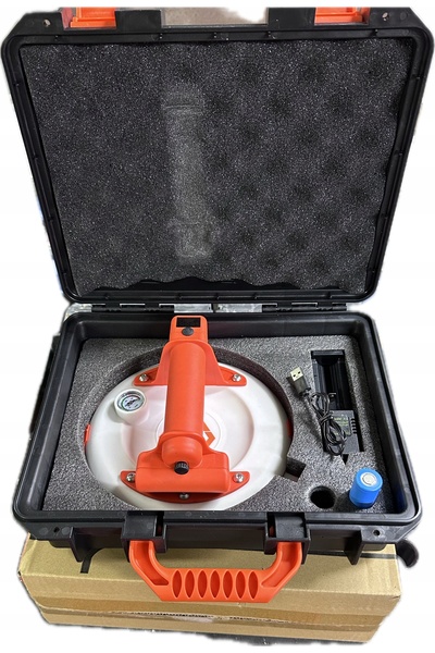 NO BRAND Ventuză automată pentru plăci, cu manometru, 210 mm, SILICONE WERTEC