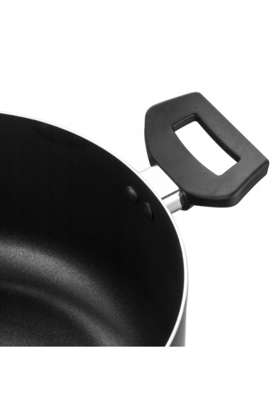 NO BRAND Oală Florina Calina 26 cm, 6 L, din aluminiu, pentru plite cu inducț...