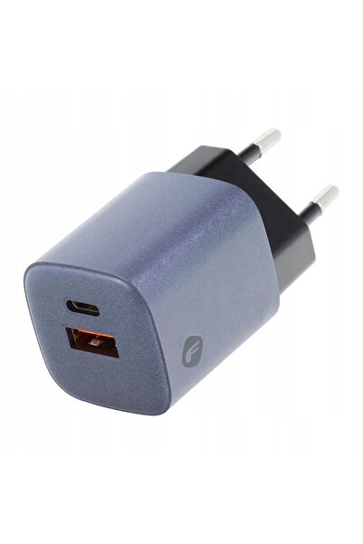 NO BRAND FORCELL F-ENERGY GaN Type C + USB A PD QC4.0 3A 33W Gri