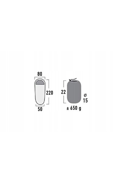 NO BRAND Sac de dormit High Peak NANUK 80 cm x 220 cm