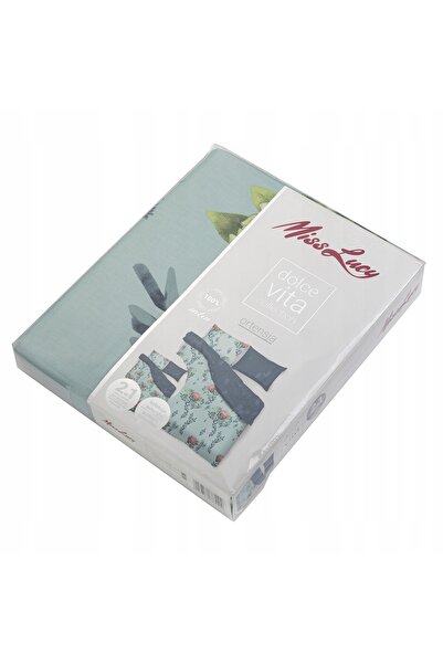 Miss Lucy Set de lenjerie de pat Dolce Vita hortensie 200x220 cm bumbac satinat