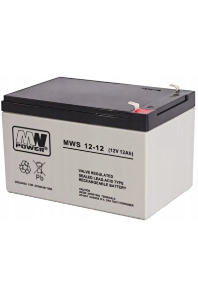 NO BRAND Baterie AGM VRLA MW POWER MWS 12Ah 12V MWS12 MWS12-12 Stație Central...