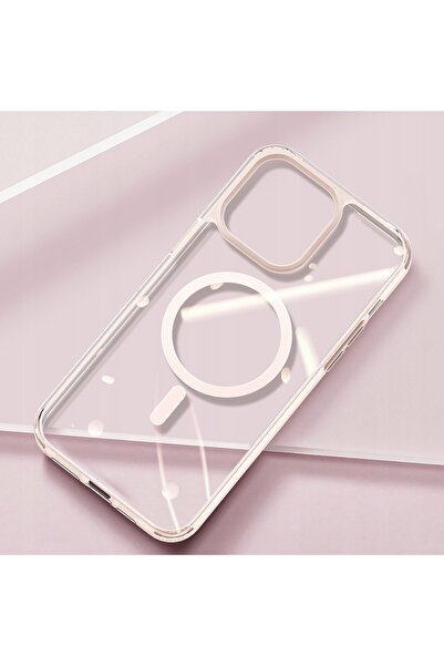 Dux Ducis Husă Clin2 pentru iPhone 14 Plus, magnetică MagSafe, roz