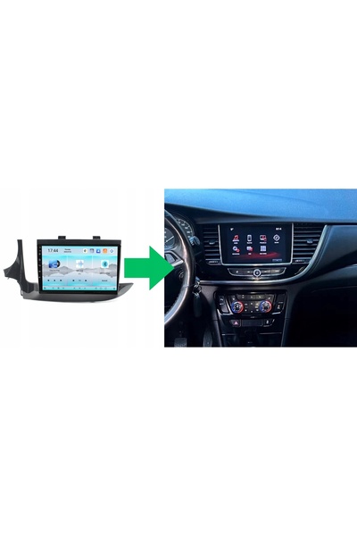 NO BRAND Sistem multimedia auto cu navigație tactilă Android Opel Mokka 2016-...