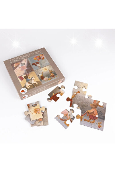 Egmont Toys Puzzle progresiv Prieteni 4 imagini 3+ 570199