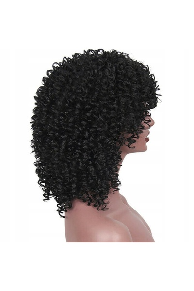 NO BRAND Kalyss 4 x 4 Perucă împletită manual tip dreadlocks, negru